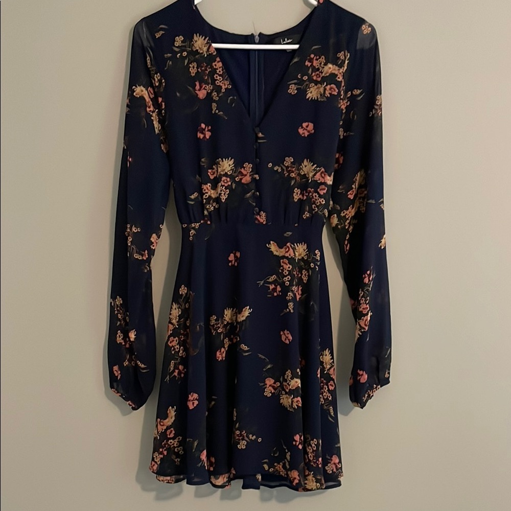 Floral Navy Dress